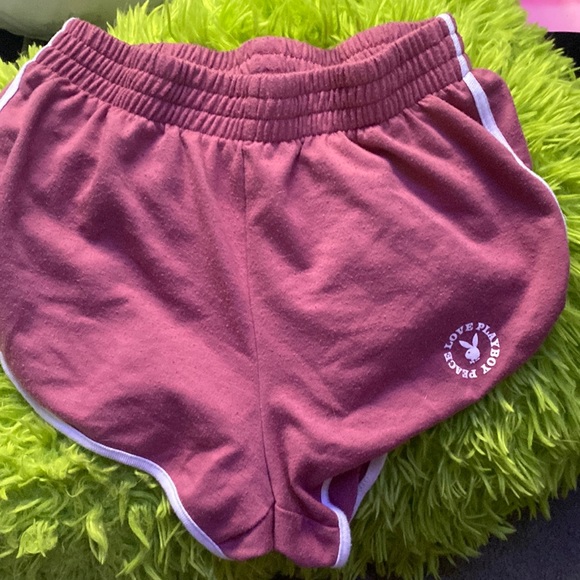 PLAYBOY Pants - pink cute playboy shorts